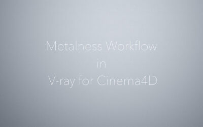 V-ray5 for Cinema4D Metalness Workflow